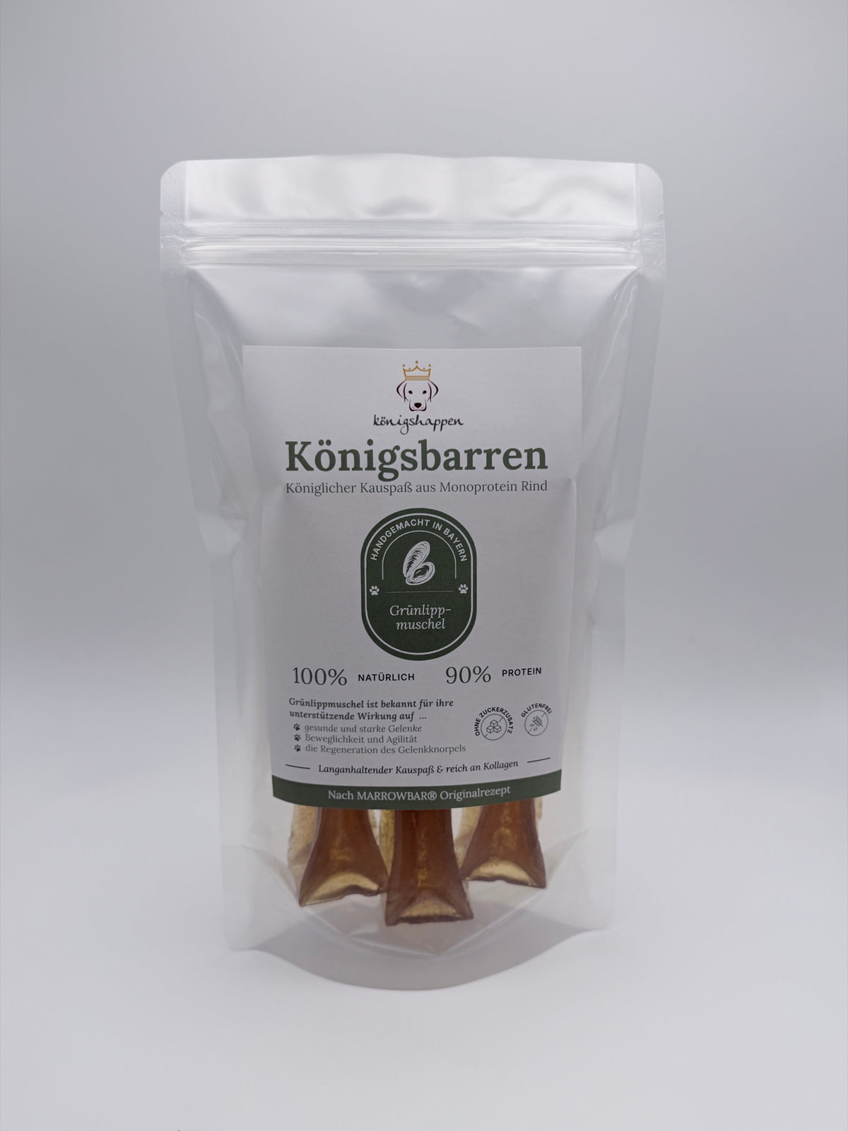 Königsbarren Grünlippmuschel Medium im 3er-Pack